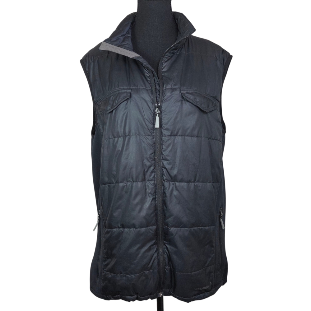 Merrell Quentin I Sulated Primaloft Men's Black Puffer Vest Size XL